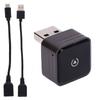 For Carplay Wireless Adapter Wired To Wireless for Android Auto Dongle with Plug and Play USB A Type C Cable
