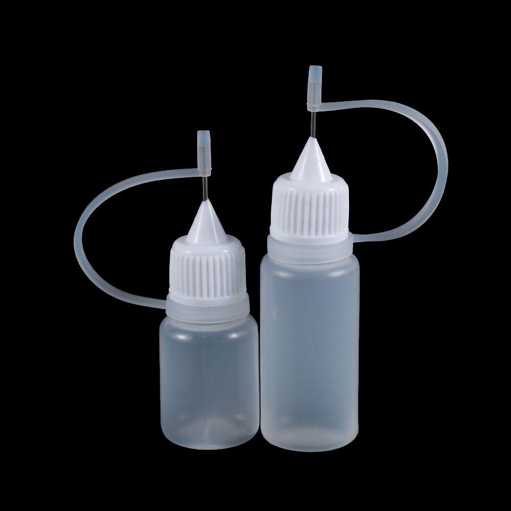 5Pcs 5/10/20/30/50/100ML Plastic Storage Bottles Glue Applicator Bottle for Paper Quilling DIY Scrapbooking Paper Craft Tool
