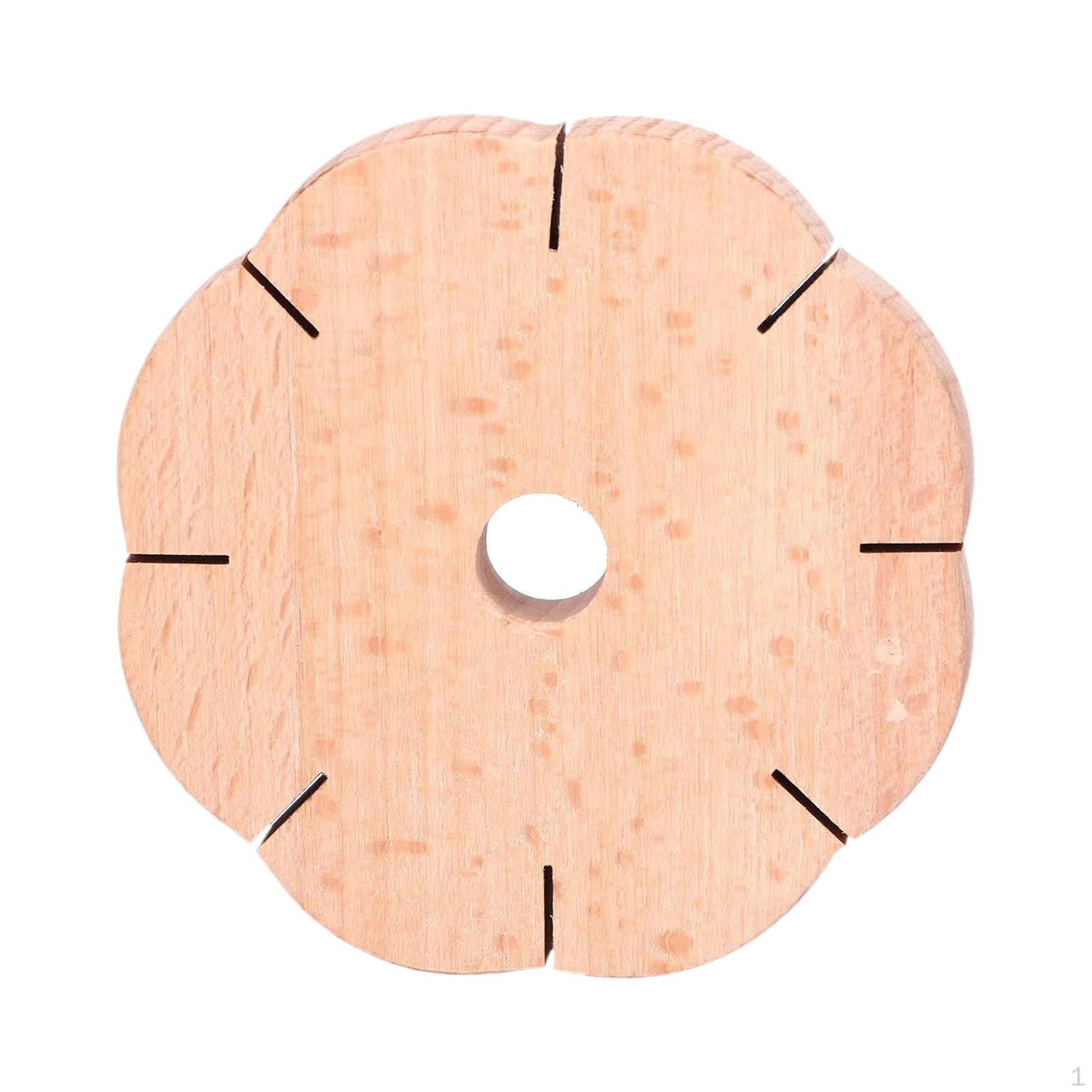 

Wooden Kumihimo Disk 8 Slot Bracelet Tray for Friendship Bracelets Knitting Crafting Hand Rope