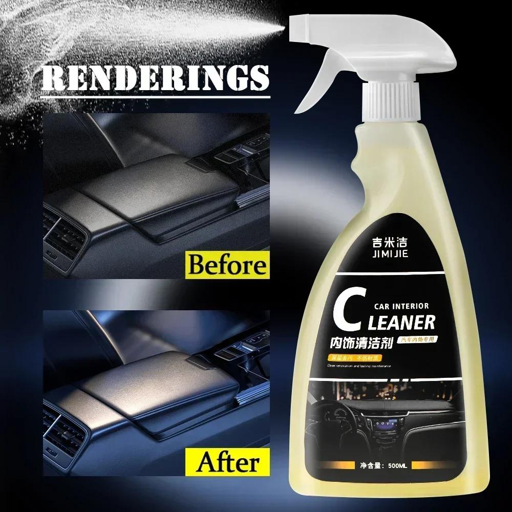Car Interior Cleaner Nano Ceramic Wax Dashboard Cleaner Multi-Purpose Car Interior Protection Car Leather Seat Retreading Agent