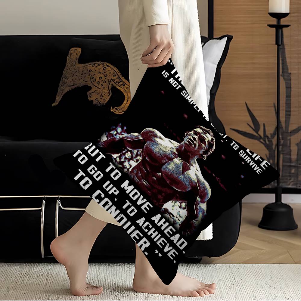 Bodybuilding King-Arnold pillow cover sofa cushion cover home room decoration children gift