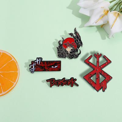 Berserk Beherit Anime Game Red Cartoon Brooch Lapel Pin Backpack Hat Clothing Accessories Badge Jewelry Gift For Friends