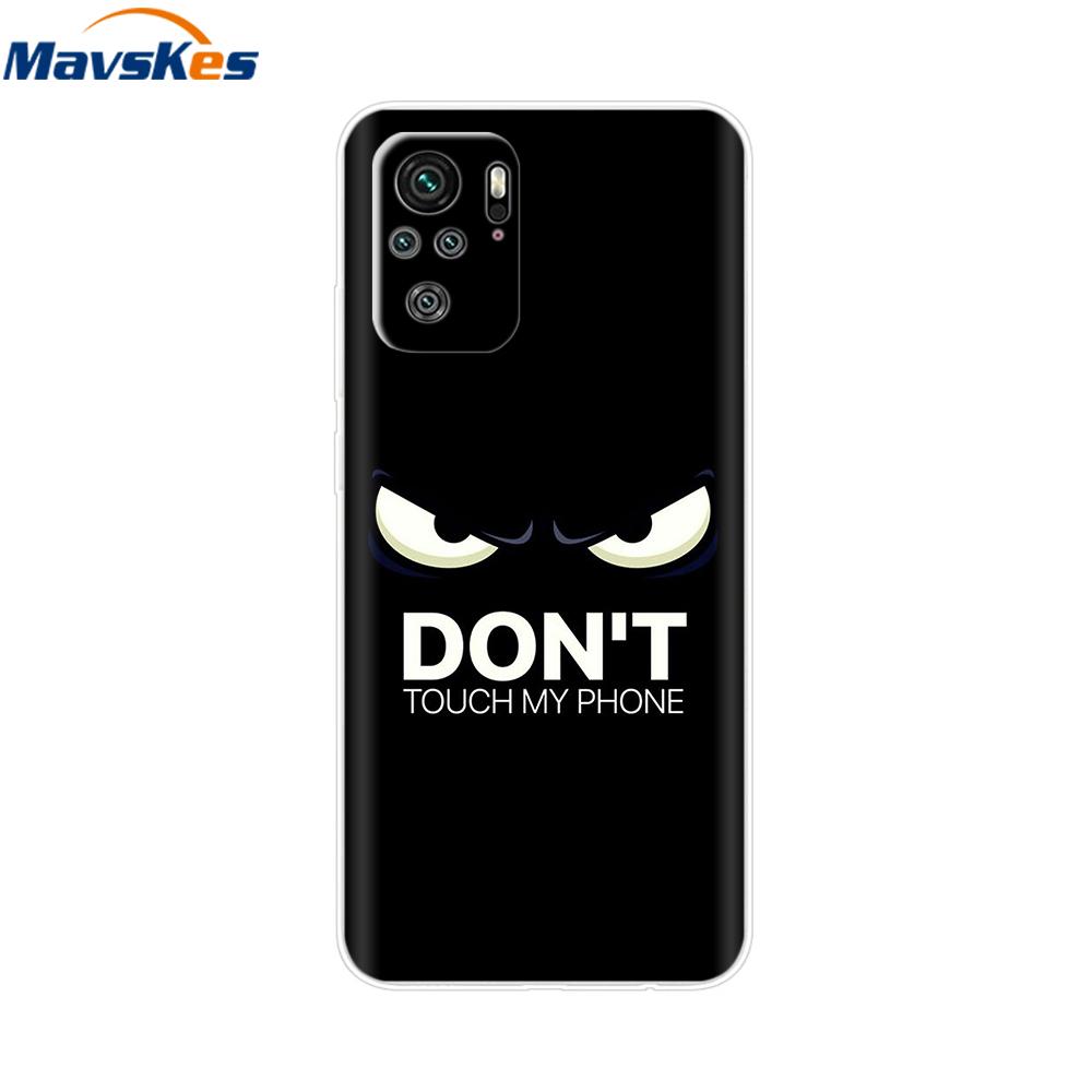 For Redmi Note 10 Case Note 10s Cover Phone Cases For Xiaomi Redmi Note 10 Pro note10 10 s Tpu Silicone Back Bumper Fundas Coque