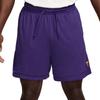 Nike Pantaloncini Sportivi Uomo con Pizzo Allacciato e Logo Ricamato Vita Media Viola HJ8103-547