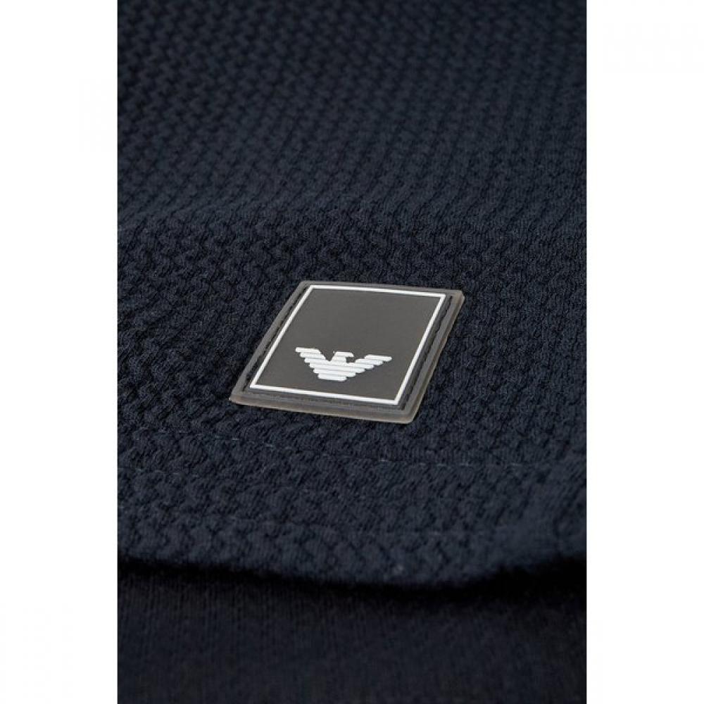 Emporio Armani Men S emboSSing Effect jerSey Sweat Zip Up A516126046