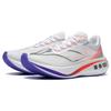 Li Ning Feidian 3.0 Challenger Dopamine Slip Resistant Shock Absorbing Durable Low Top Running Shoes Women Running Shoes Standard-White ARMT038-4