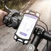 Universal Phone Silicone Holder Bicycle Motorcycle Mobile  Buckle Pull Non-slip Adjustable Bike Handle GPS Mount barracket Stand