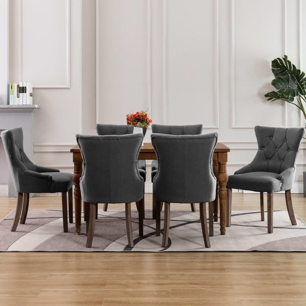 Chaises à manger lot de 6  tissu