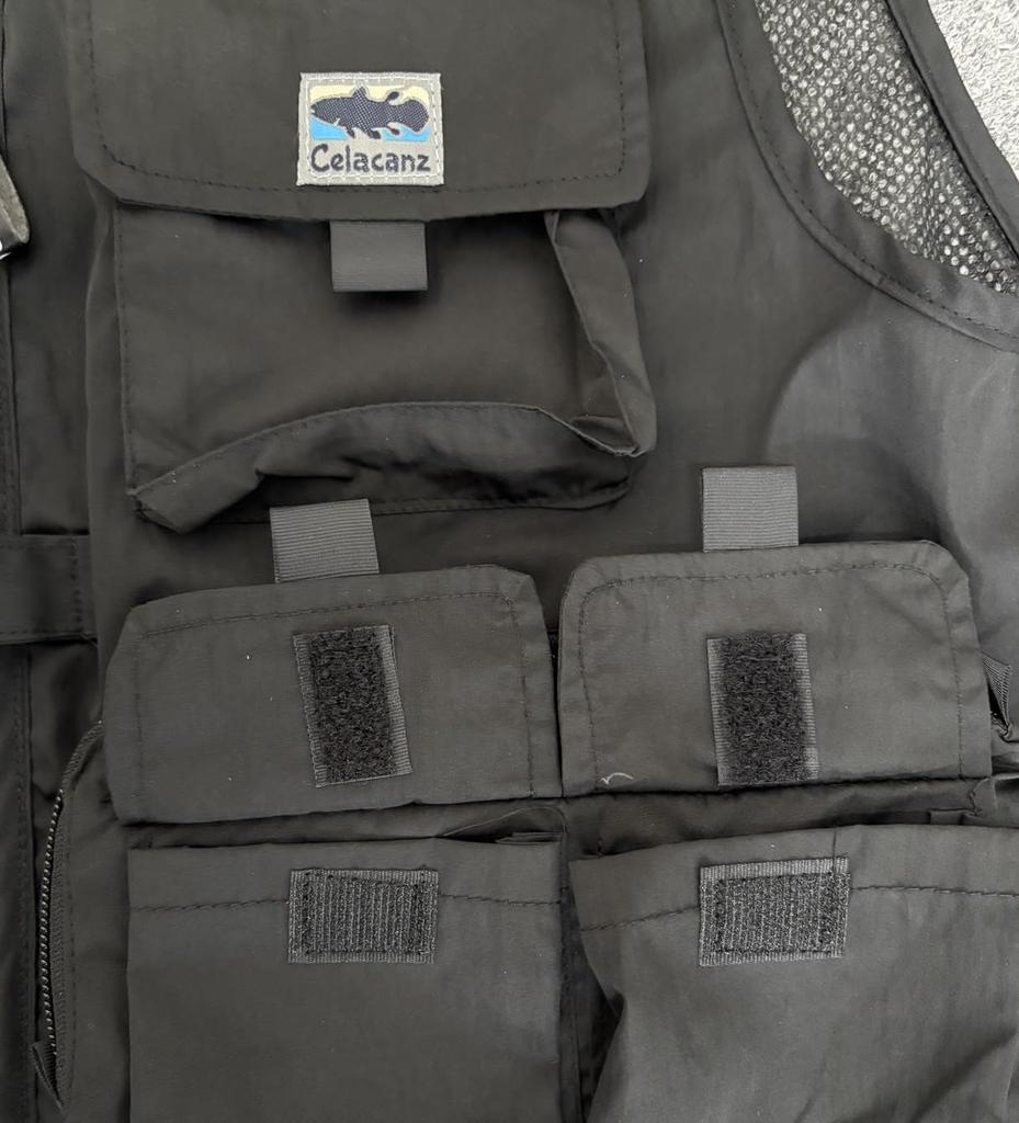 Excel Fishing Vest, BlackKhaki Green, Sizes MLLL3L, for Fishing, Outdoor Activities, Camping, and Photographers, Quick-Drying, Lightweight,