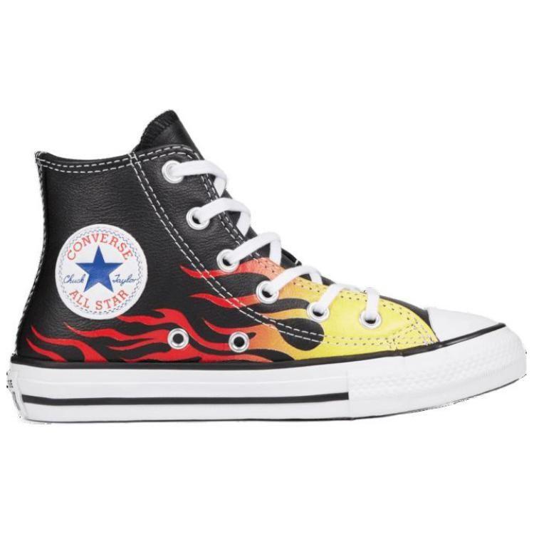 Converse Chuck Taylor All Star Flame Nero Mod 'Black Red' 665864C