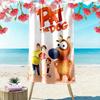 Pat the Dog  Print Beach Towel, Large Soft Quick Dry Towel for Beach Camping Swimming