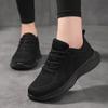 Large Size Women's Shoes Running Shoes Spring and Summer Middle School Students Lightweight Breathable Fly-woven Casual Shoes Women's Travel Shoes
