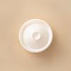 BEPAN Chinese-style sheep fat jade porcelain ultra-thin three-sided covered bowl with gift box, Chinese-style festival gift box