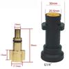 YUET 15 M High Pressure Washer Drain Pipe Cleaning Hose Cleaner Set with Adapter, Hose Unblocking Sewer Injector, Rotating Nozzle Replacement for Karc