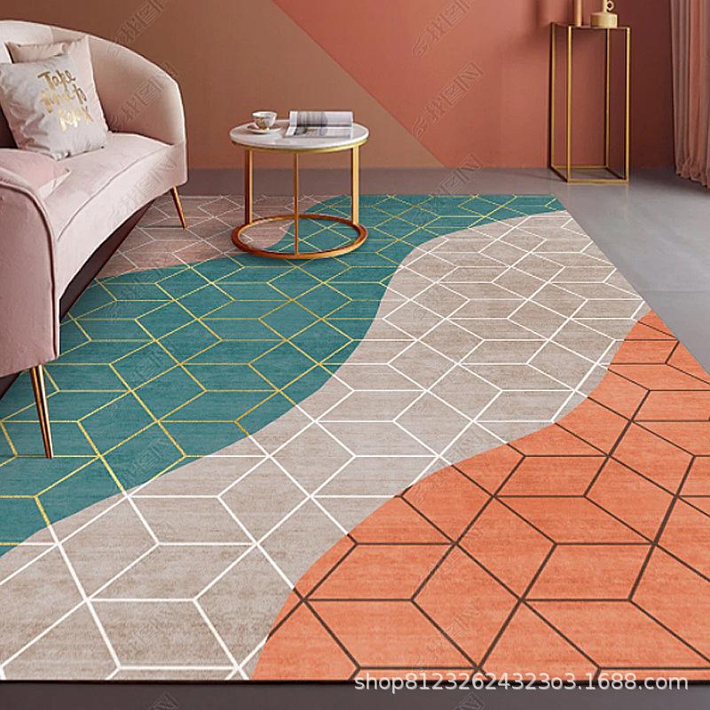 Nordic Style Large Area Rug for Living Room or Bedroom