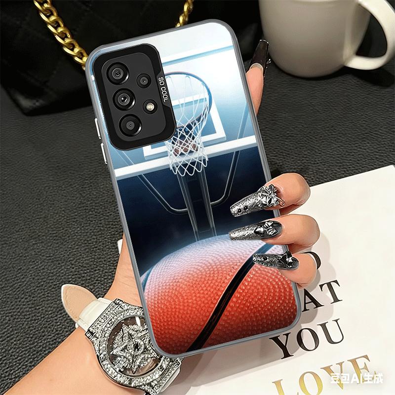 Basketball Basket Sports Soft Phone Case for Samsung A17 A16 A15 A14 A13 A57 A56 A55 A54 A53 A37 A36 A35 A34 A33 A26 A25 A24 A23