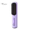 Nano-ceramic Hair Brush Cordless Straightener with 3 Temperature Settings Portable Mini Travel Straightening Comb Rechargeable Fast Heating