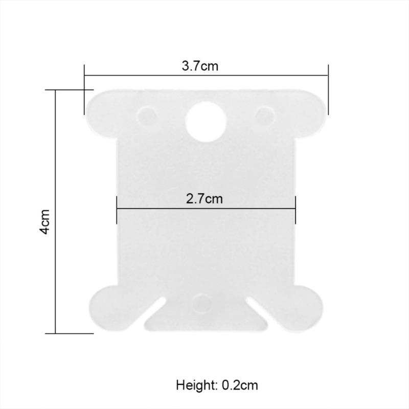 50PCS/Set Plastic Bobbins Floss Set Spool Thread Card Embroidery Floss DIY Stitch Organizer Holder Sewing Tools