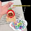 Capybara Plush Toy Keychain – Cute Stuffed Animal Backpack Clip