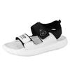 Men's Sandals Summer New Man Casual Shoes for Men Slippers Ins Beach Roman Leisure Outside Sandal Male Black