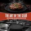 Ribbed Surface Grill Pan Round Flat Bottom Stovetop Griddle Practical Barbecue Pan  Barbecue Steak