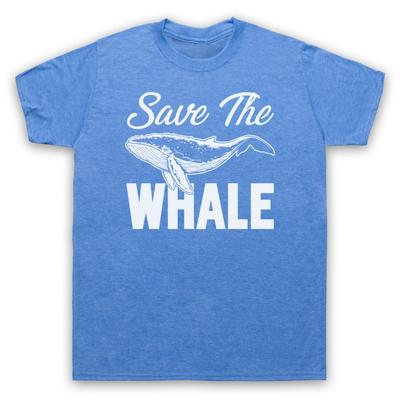Rettet den Wal Tierschutz Protest Slogan Anti Jagd Herren und Damen T-Shirt