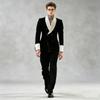 Show Fashion Men Suit 2 Pieces Jacket Pant Formal Occasion Double Breasted Collar Special Male Clothing Stylish 2025