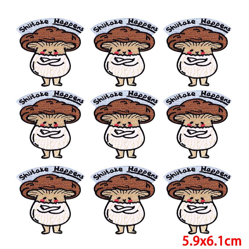 10 Pcs/lot Wholesale Embroidery Patch Iron On Patches For Clothing Patches On Clothes Jackets Decor Applique Sew Supplies