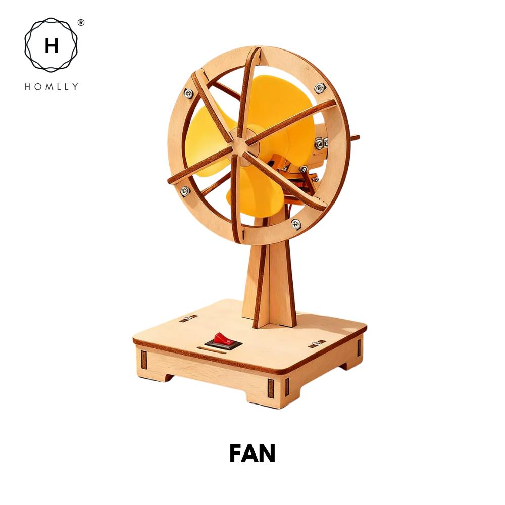 Homlly DIY Educational Stem Wooden Assembly Drone Car Lamp Model Kit