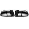 2pcs Car Front Fog Light Grille Lower Bumper Grill Cover Trim For VW For Golf MK6 R 2009-2013 5K0853665E 5K0853666E Glossy Black