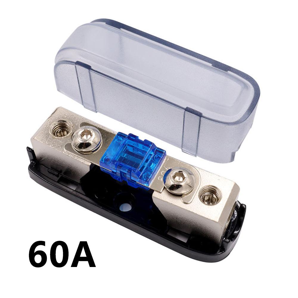Car Audio Fuse 30A 40A 60A 80A 100A 150A Power Fuse Holder Stereo Audio Single Way AGU Fuse Holder Power Distribution Fuse Box