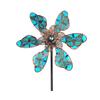 Idyllic Iron Multicolor Garden Rotating Windmill Courtyard Villa Decoration Outdoor Windmill