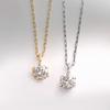 [Lara Christie] Solitaire Diamond Necklace 0.1ct Single Stone K18 18k Gold lp51-0001-yg