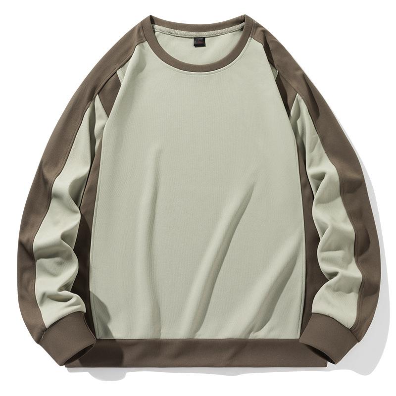 Men's Hoodie for Spring and Autumn Loose Casual Round Neck Long Sleeved Sweater