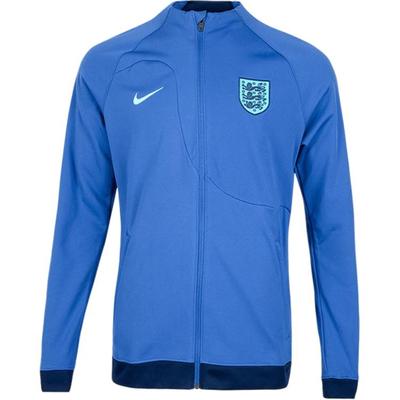 England Academy Pro Fußballtraining Freizeit Serie Logo Print Slim Jacke Herren Jacke Blau DH4744-480