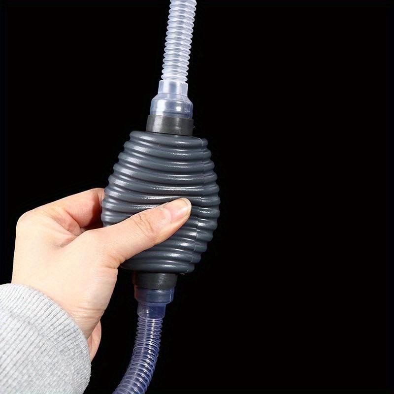 Premium Grey Aquarium Fish Tank Water Changing Syphon Pipe 1.5 Meter Flexible | Easy To Use Gravel Cleaner