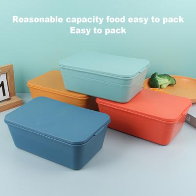 Durable Dinner Box Smooth Surface Storing Microwaveable School Students Portable Lunch Case Food Container