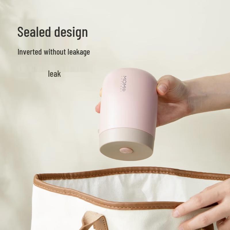 MOMOCONCEPT Large Cube Silver Insulated Coffee Cup, 360mL