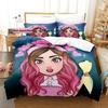 Mis Pastelitos Bedding Set Single Twin Full Queen King Size Bed Set Aldult Kid Bedroom Duvetcover Sets Anime bed sheet set