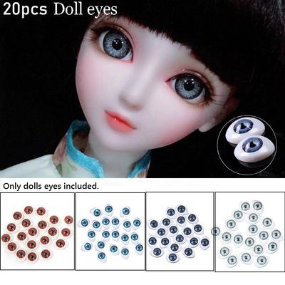 20pcs Girl Gift Puppet Making Funny Dinosaur Eye Doll Safety Eyes DIY Craft Accessories
