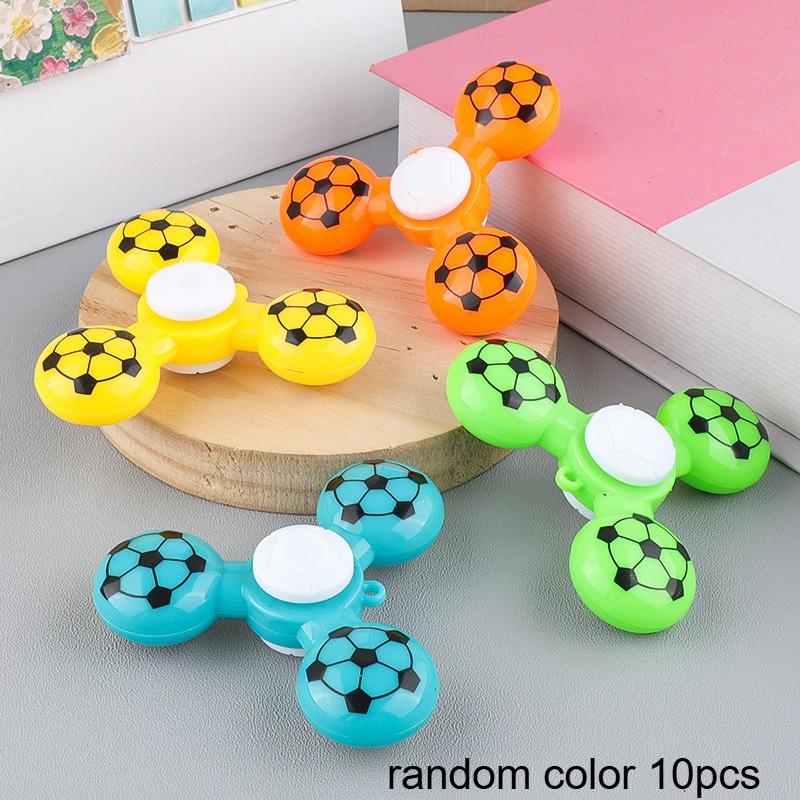 10Pcs Soccer Ball Shape Fidget Spinners Cute Toys.Classroom Prizes Birthday Event Party Christmas Halloween Day Gifts,Novel Toys