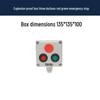 LA53 Explosion-Proof Emergency Stop & Self-Locking Control Switch Box (1H/2H/3H)
