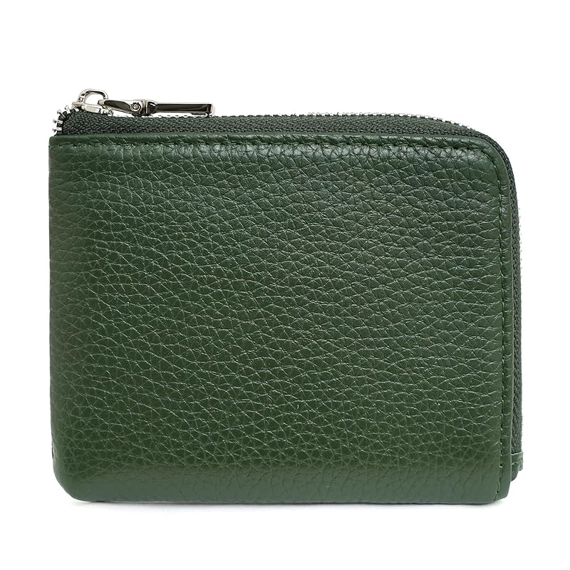 

mini wallet L-shaped round zipper genuine leather cowhide mini wallet Thin thin compact light small wallet coin purse wallet ladies men s wallet