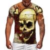 New Handprint 3D Printed Pattern Abstract Personalized Street Men's Casual Loose T-shirt