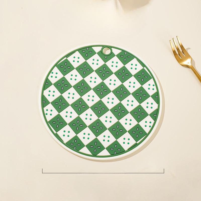 Chessboard Coasters Home Kitchen Table Plate MATS Heat-resistant Thickened Clay Pot MATS