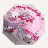 My Melody,Sweet Day Automatic Umbrella-Foldable, Durable 8-Bone Design, Compact and Stylish, Great for Camping, Halloween, Christmas, Mother