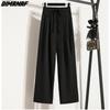 DIMANAF 2023 Summer Pants High Waist Women Straight Basic Pants Loose Casual Female Casual Trousers Pants 5XL