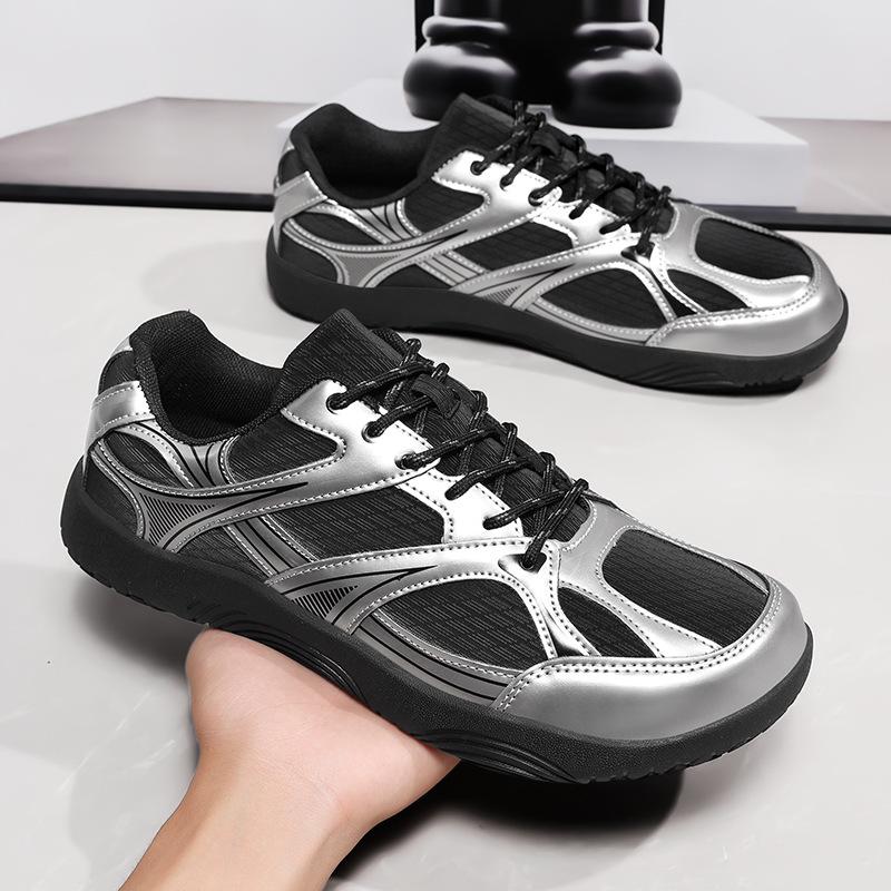 Johnny Danley leather surface waterproof lightweight sneakersSoft soles spring and autumn casual shoes non-slip running shoes