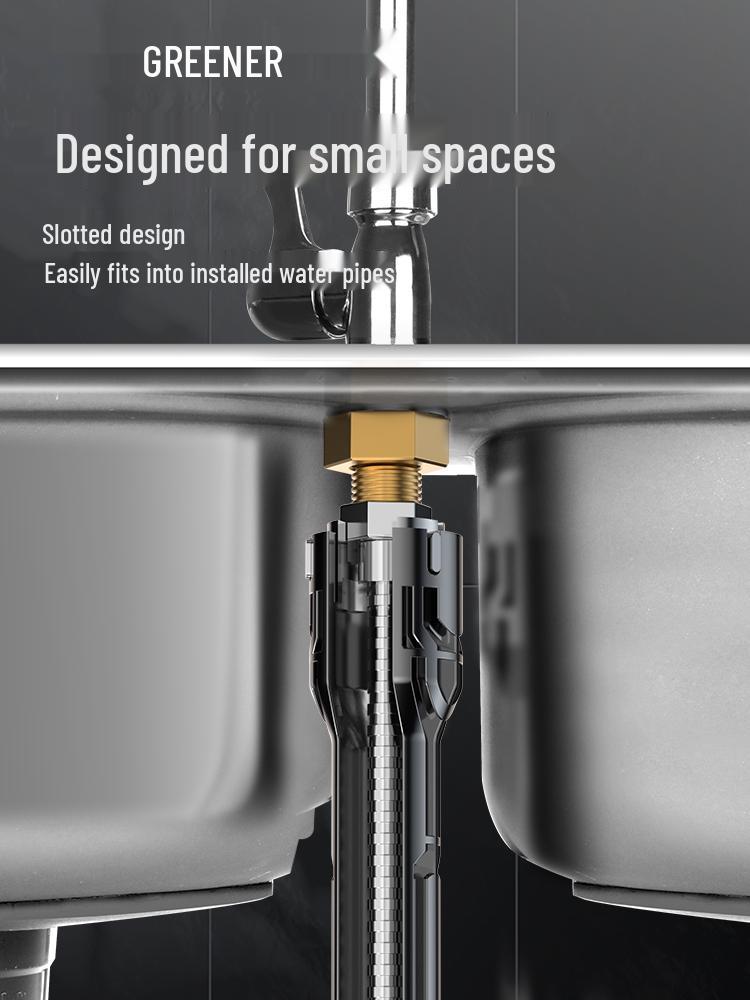 Universal 8-in-1 Sink Wrench: Multifunctional Tool for Water Pipe and Faucet Installation
