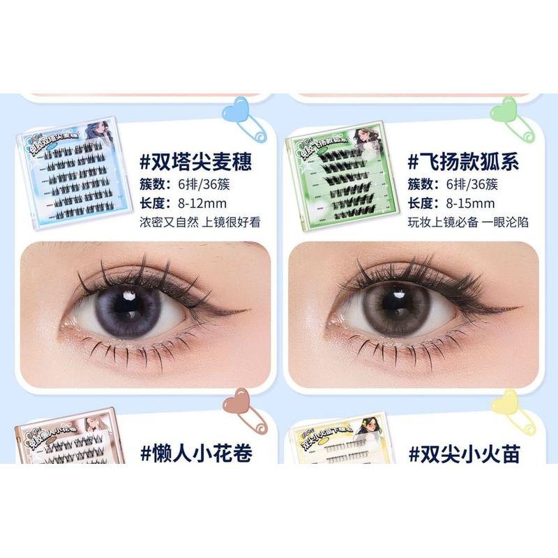Mogugu - Glue-free Pointy Multipack False Eyelashes Cluster
